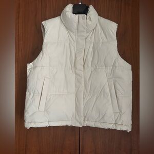 Old Navy Beige Water-Resistant Vest